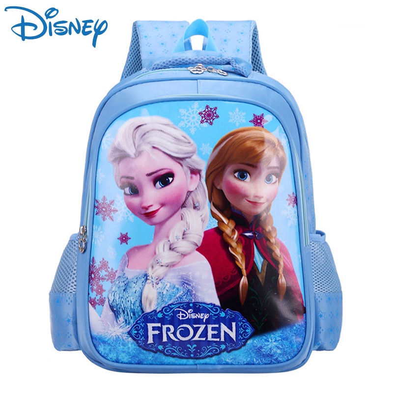 Disney Kindergarten Kids Backpack Frozen Elsa Anna Girls School Bag ...