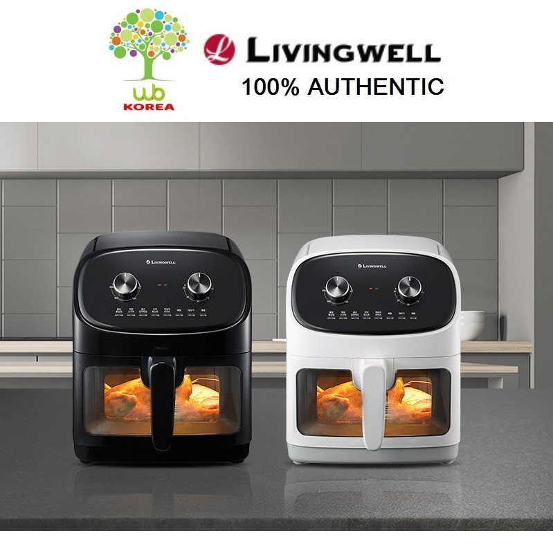 LIVING WELL Oil Free Korean Premium Air Fryer YD 55KO7A 5.5L