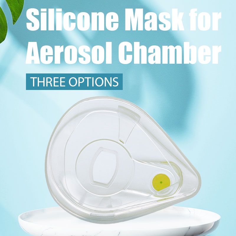 Canack Silicone Mask Adult/Pediatric/Baby Asthma Spacer Inhaler Device ...