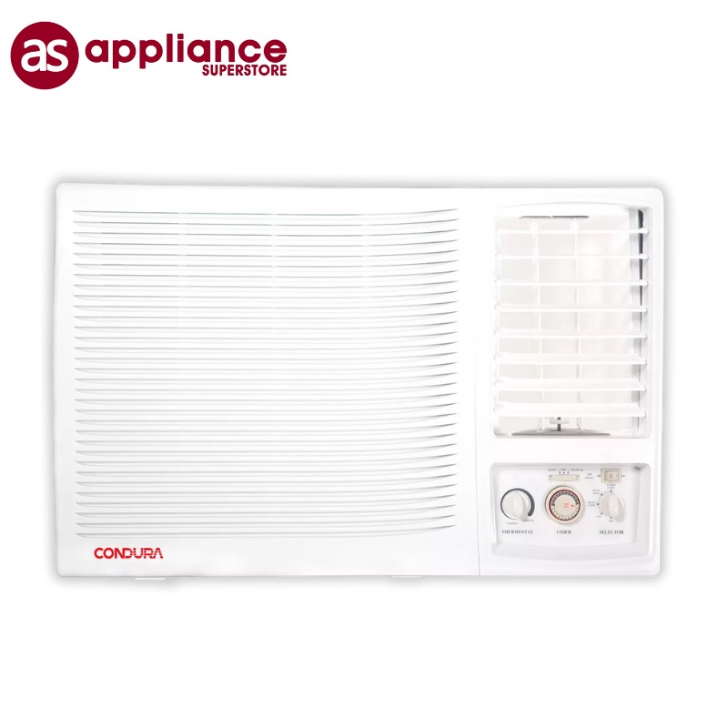 Condura 2.0 HP Side Discharge Timer 6X Window Type Non Inverter Aircon