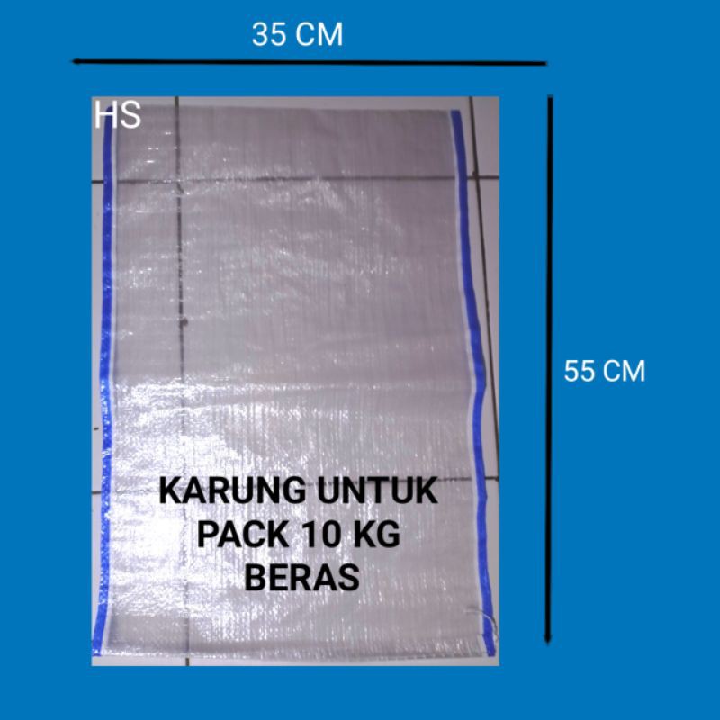 10 Kg Plain Rice Sack - Size 35x55 Fill (50pcs) | Shopee Philippines