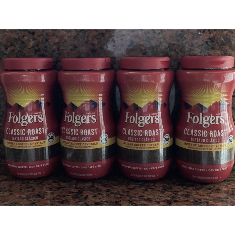Folgers Classic Roast Instant Coffee 454g (16oz) Shopee Philippines