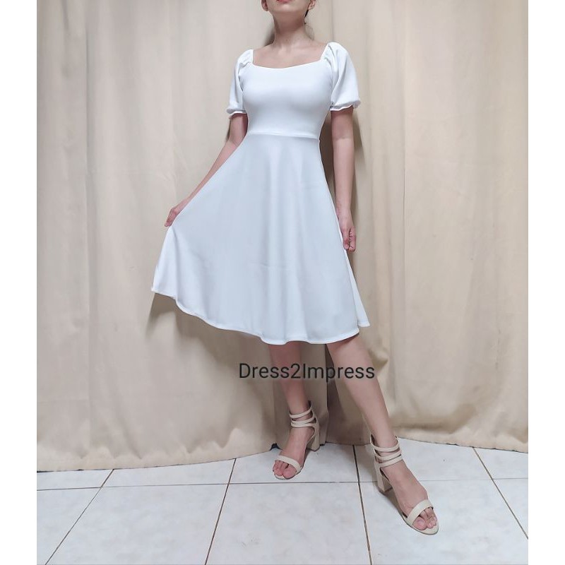 sachin and babi light blue dress 25 Best Casual Wedding Dresses for 2024 (& Where to Buy Them!)