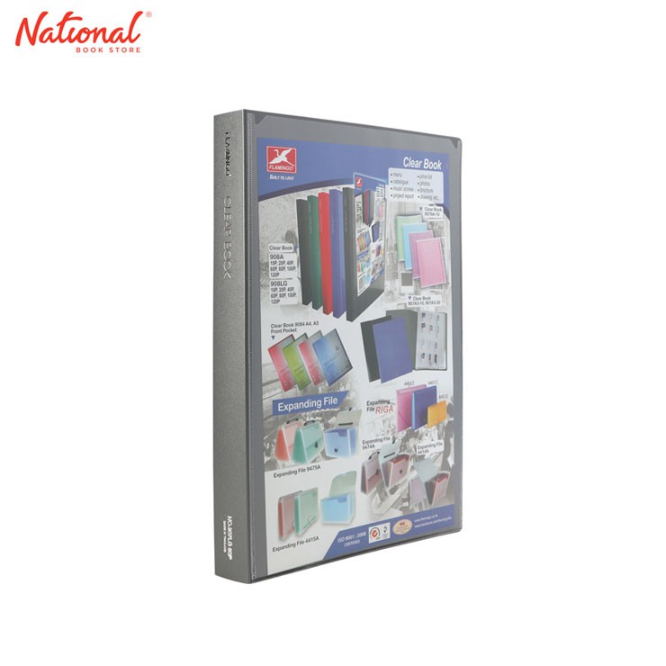 Flamingo Clearbook Fixed 907Lg60 Long 60Sheets With Label Insert In ...