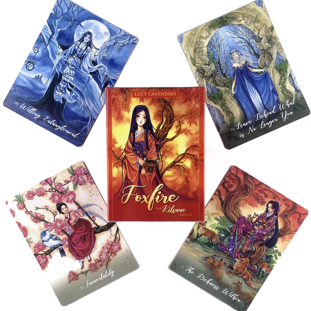 Foxfire The Kitsune Oracle Cards Prophecy Tarot Deck
