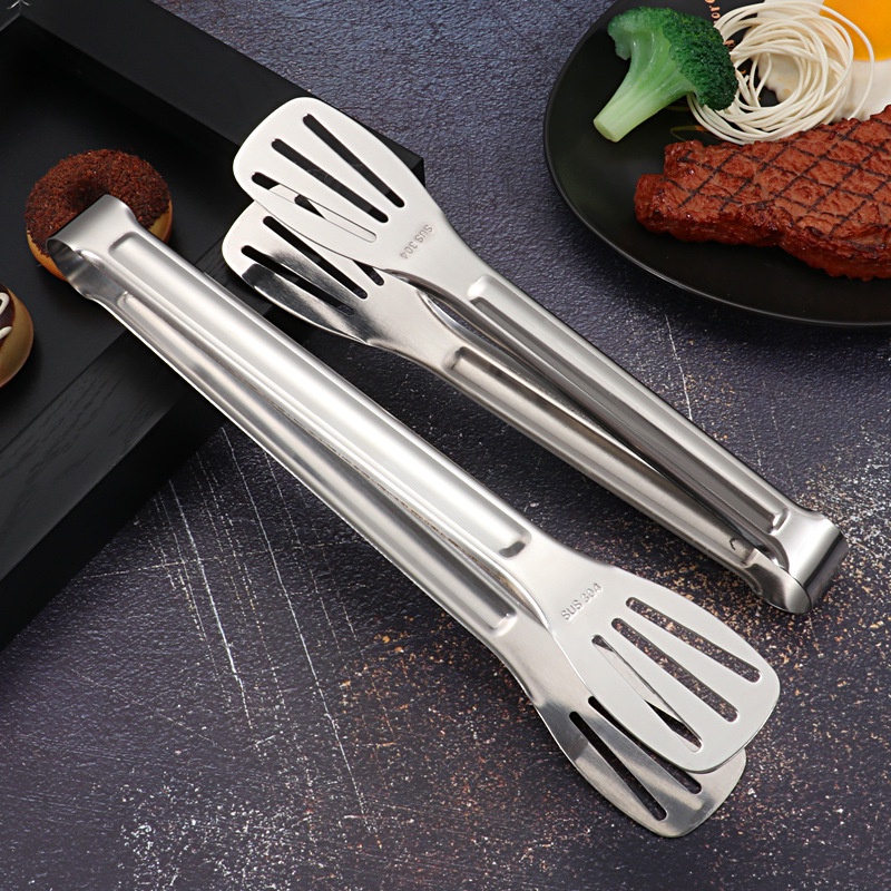 Stainless Steel Ice Tong Lightweight Kitchen Serving Tongs Sugar Ice ...