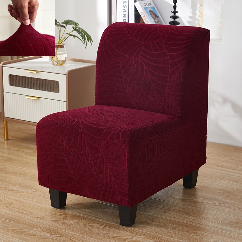 Thickened armrestless sofa cover single seat cover armless telescopic