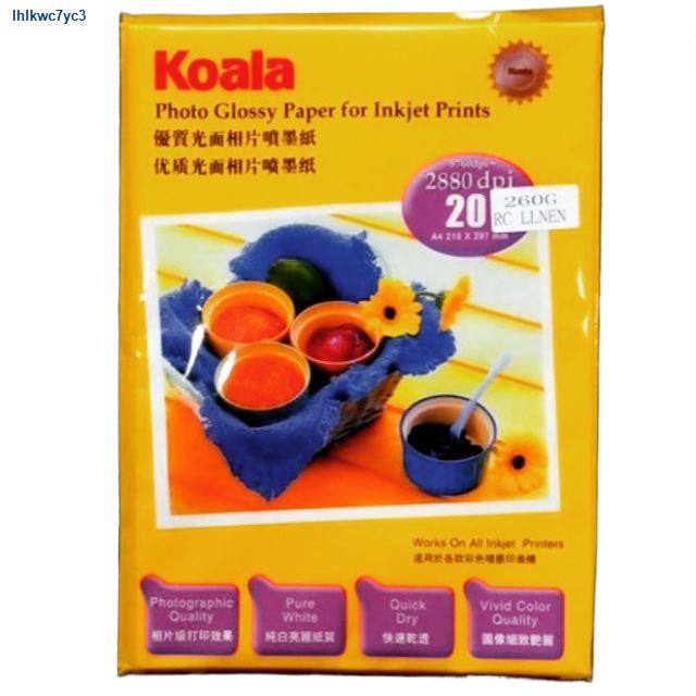 A4 260gsm RC photo paper 20sheets (rough satin) &( llnen) Shopee