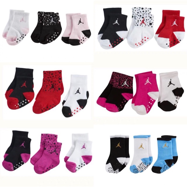 Baby Boy Girl Jordan Socks Random given 0 3Y Shopee Philippines