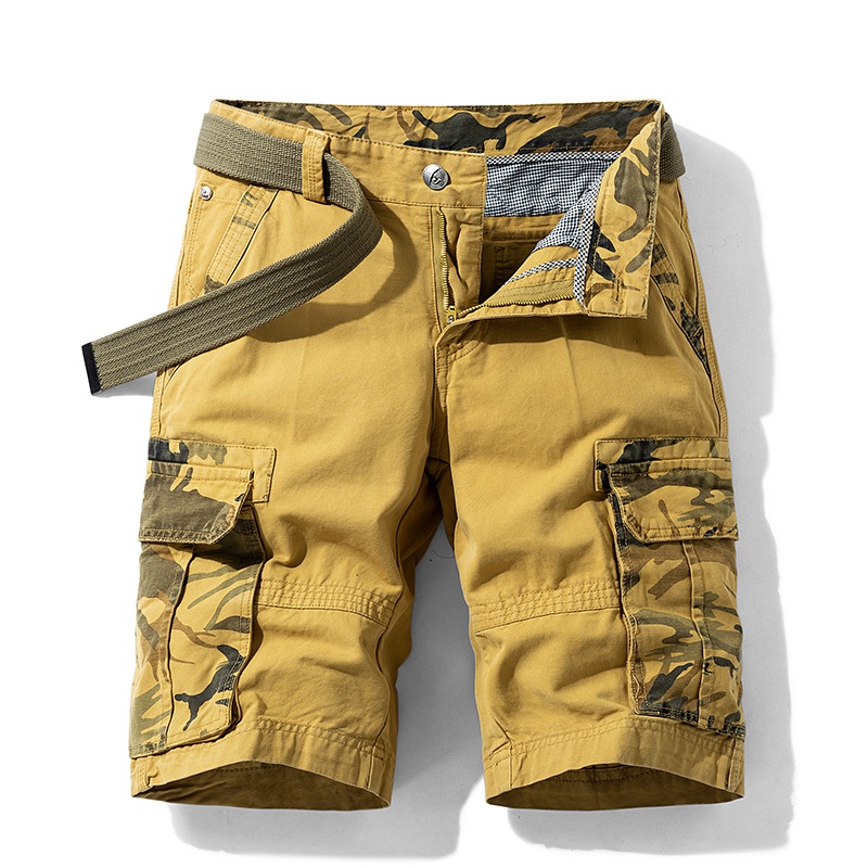 Plus Size 28-38 Men Camouflage Cargo Shorts Fashion Casual Summer Multi ...