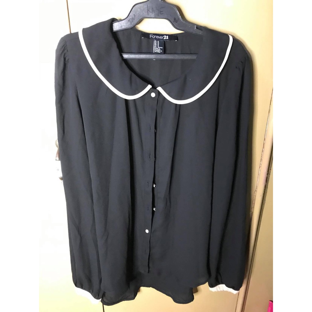 Peter pan collar hotsell blouse forever 21