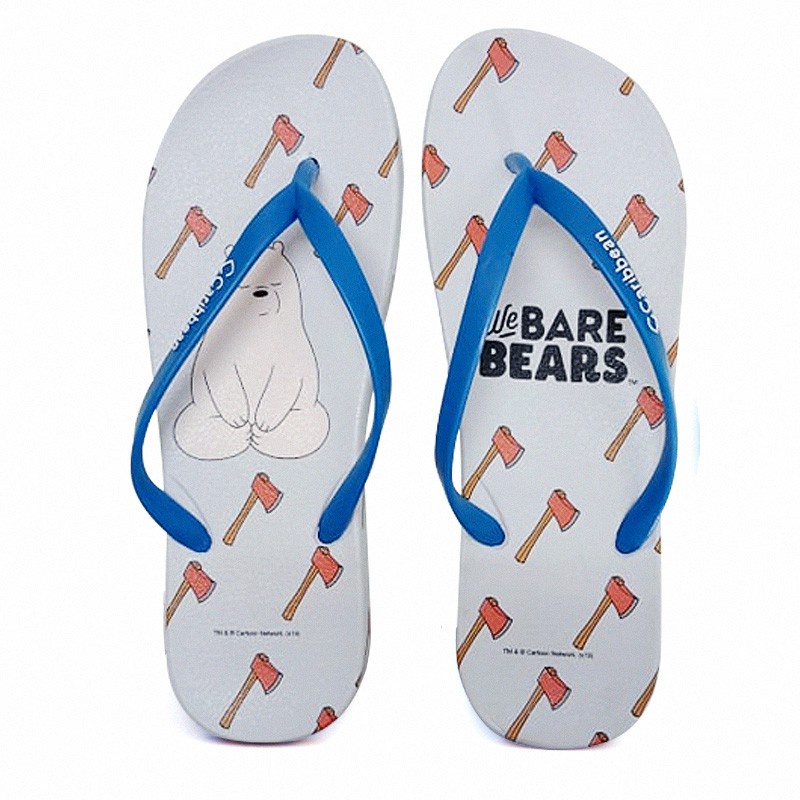 Ready Stock Caribbean x We Bare Bears Wrap Around Ladies Flip