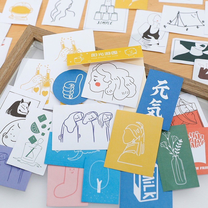 Set Of 40 Life Theme Stickers | Shopee Philippines