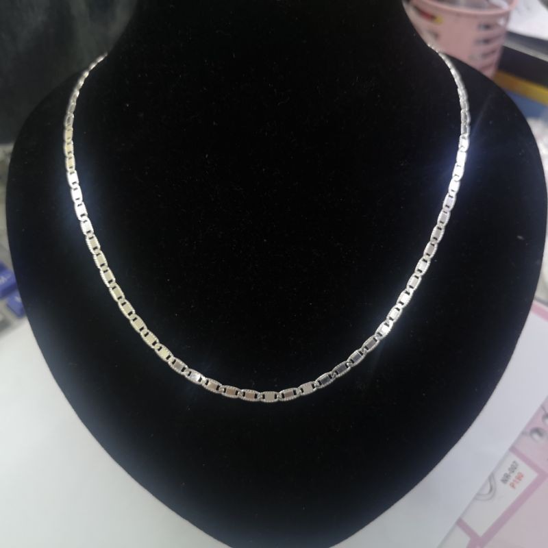 Gucci men's necklace silver hot sale