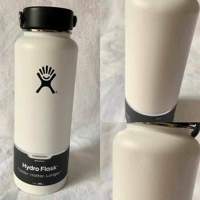 Hydro Flask Standard Mouth Water Bottle with Flex Cap - White - Shop Travel  & To-Go at H-E-B