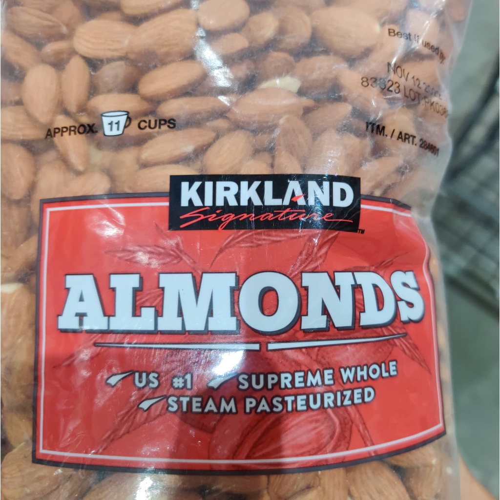 Kirkland Signature Raw Almonds 3Lbs Shopee Philippines