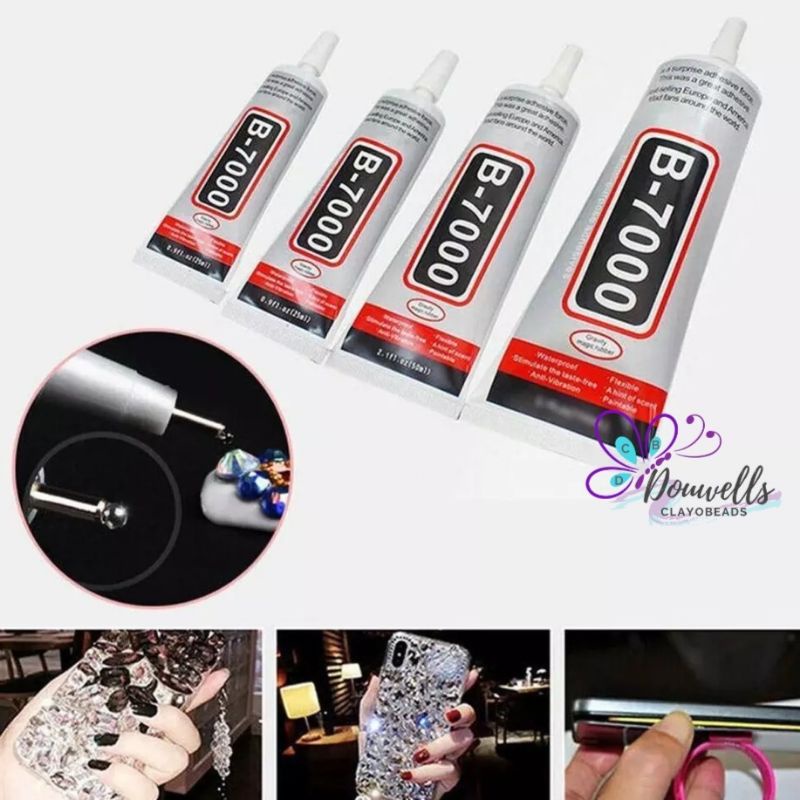 B7000 MULTI PURPOSE CLEAR GLUE 25ml 50ml 110ml FABRIC GLUE Shopee