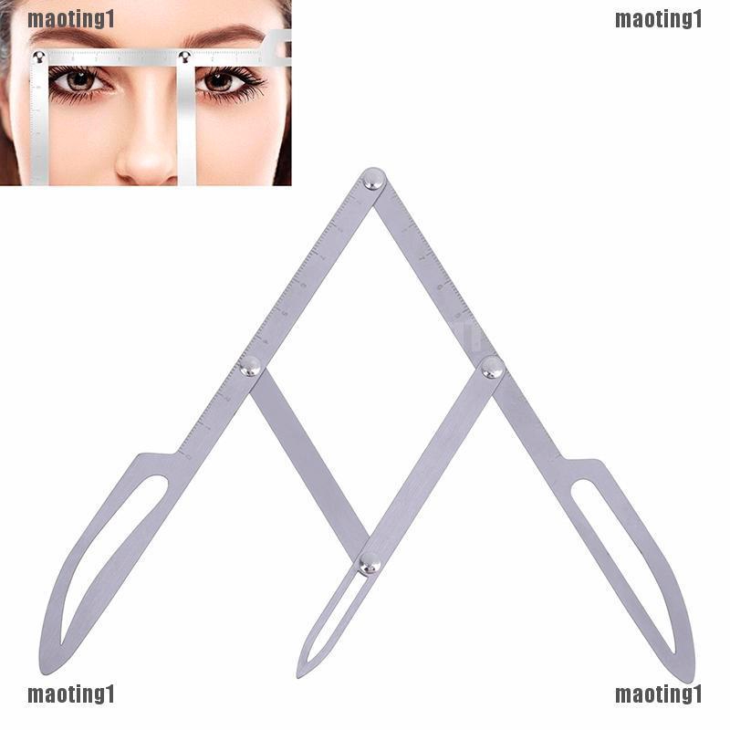 Eyebrow Microblade Caliper Tattoo Ruler Permanent Makeup Ratio Measure ...