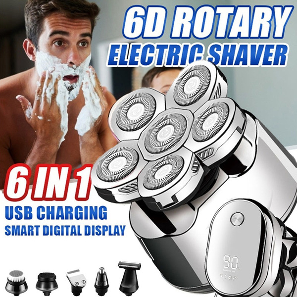 Upgrade 6D Electric Shavers Hair Clipper Razor Hair Trimmer Shaving ...