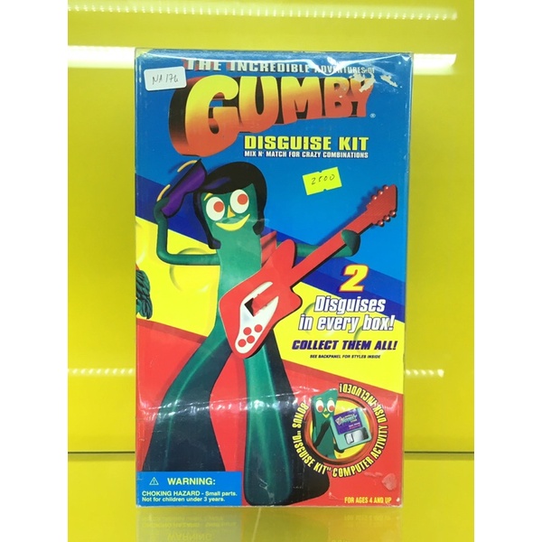The Adventures of Gumby Gumby Action Figure with Disguise kit Shopee