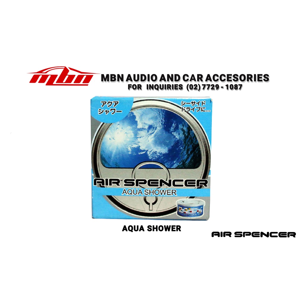 AIR SPENCER AIR FRESHENER, AQUA SHOWER SCENT Tug# | Shopee Philippines