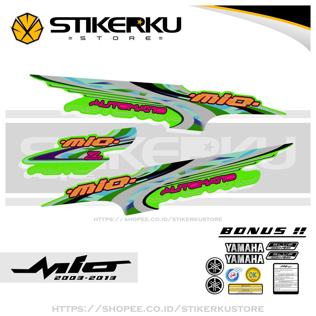 MIO SPORTY THAILAND STOCK DECAL LIMITED EDITION | Shopee Philippines