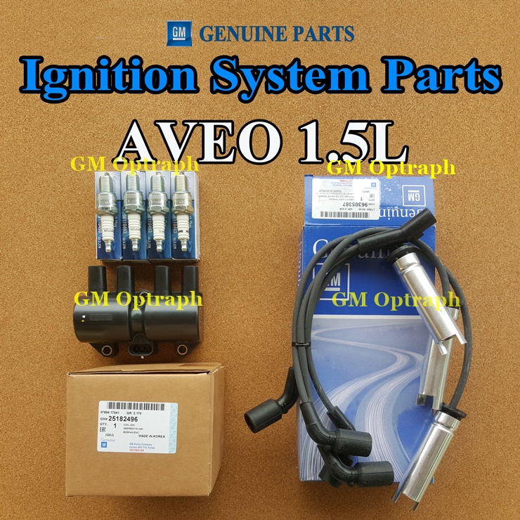 AVEO 1.5L hatchback Ignition coil High tension wire cables spark plugs