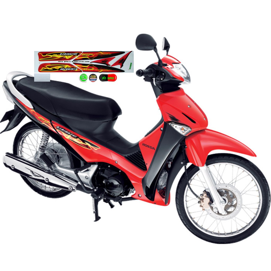 wave 125S Sticker 2006 Model 13 125S Year 2006 13 Beautiful Color Fresh No Distortion Shopee Philippines