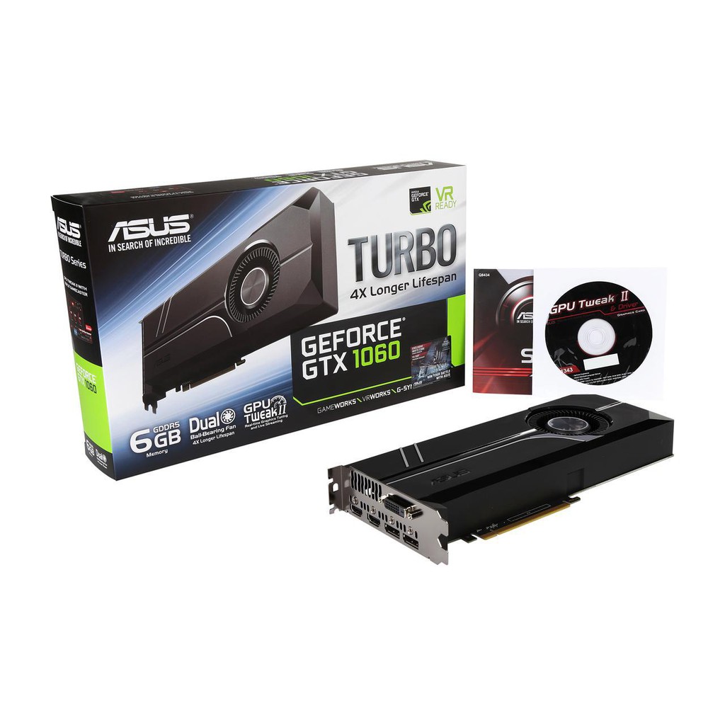 ASUS GeForce GTX 1060 TURBO-GTX1060-6G 6GB