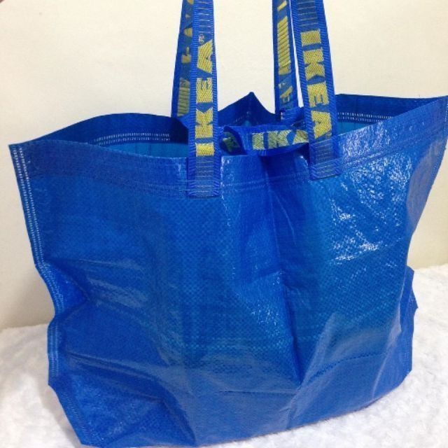 People DIY Blue Ikea Frakta Bag Into Everyday Items