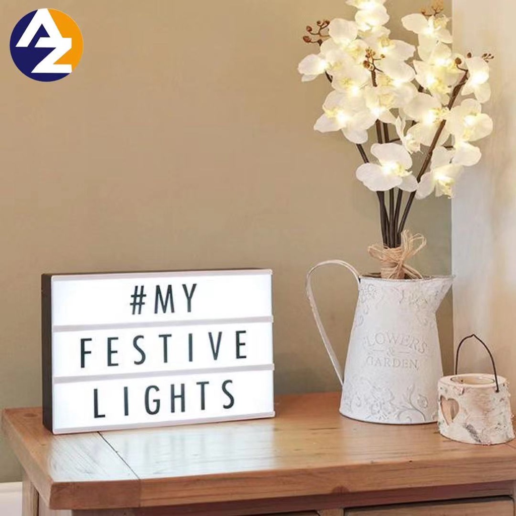 AZ LED Letter light box home decorative lights room party decorative ...