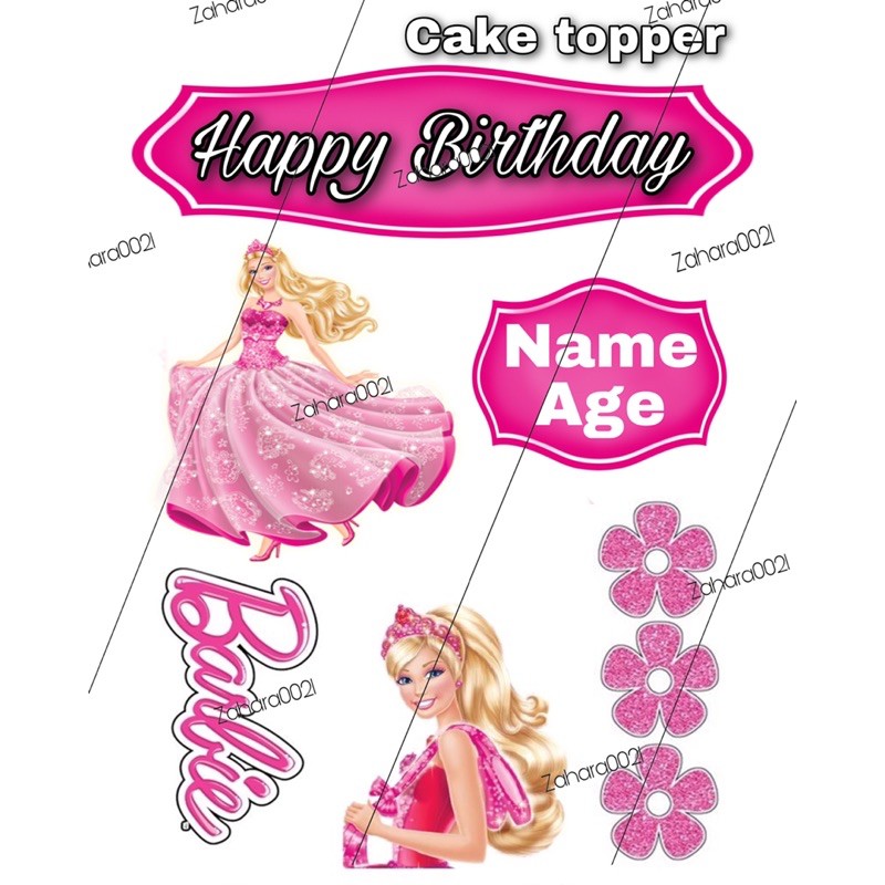 How to make a Cheap & Easy Barbie Birthday Cake Topper 