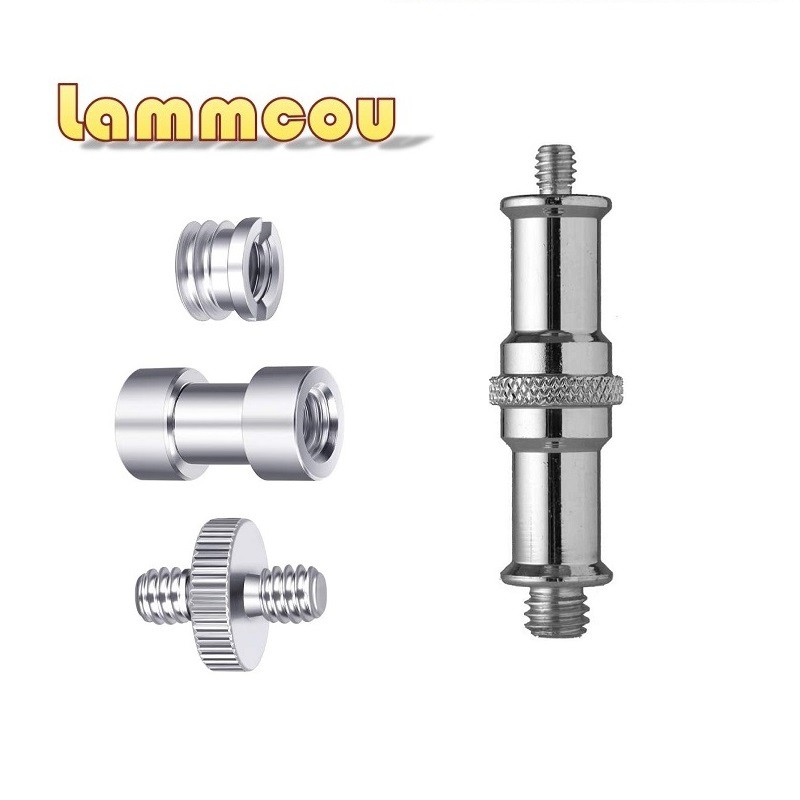 Lammcou Male To Female Screw Adapter 1/4 Inch 3/8 Mount Set Thread