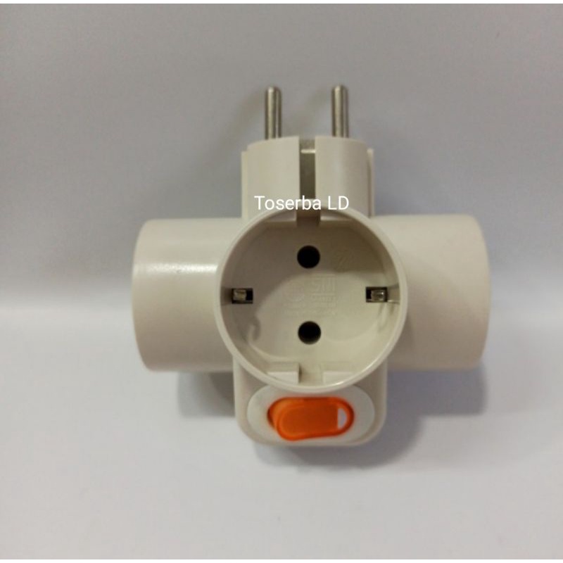 Grounded T plug branch plug + Uticon switch | Shopee Philippines