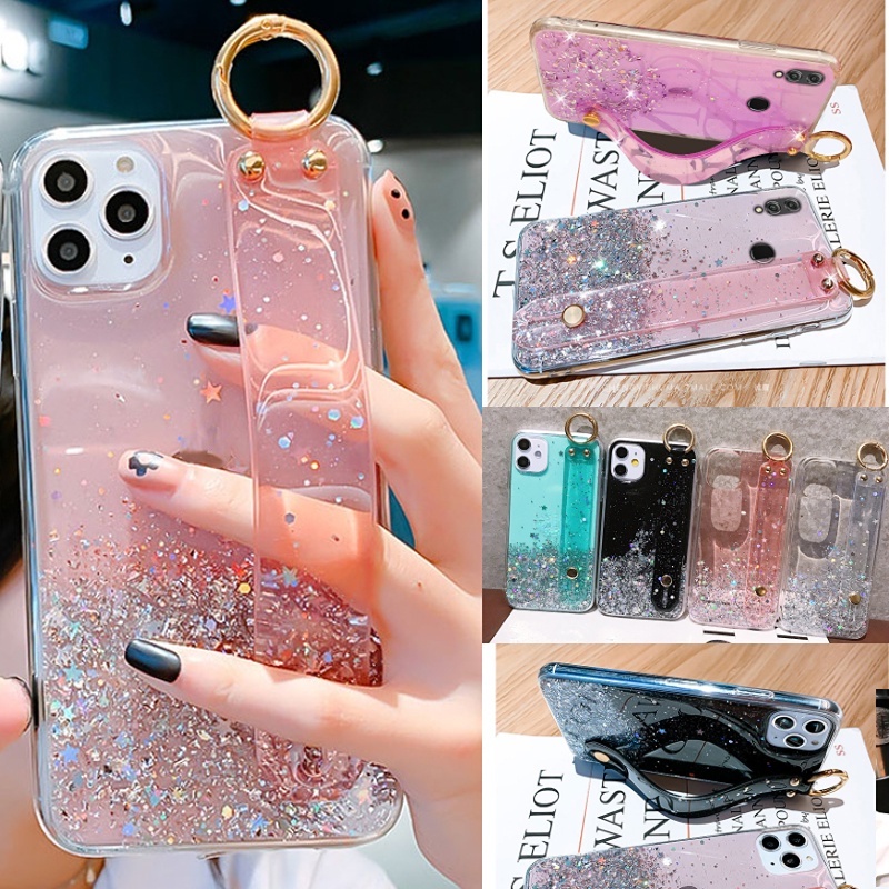 Case Realme C2 C C3 6i 5PRO Q XT X2 X2PRO X50 realmeX50PRO realme6PRO  oppo a1k k3 K5 Girls New Shiny Translucent Shatterproof Soft Shell DIY