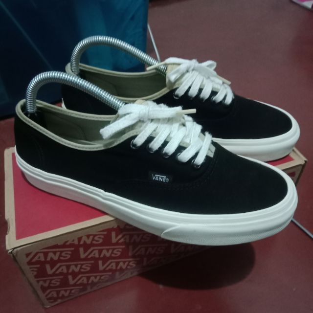 Vans authentic best sale black bone