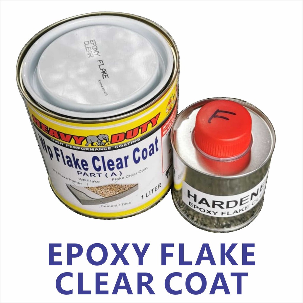 VZa3 1L WP EPOXY Clear Coat ( WITH HARDENER ) FOR FLAKE COLOUR EPOXY