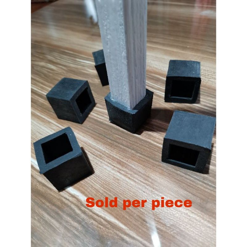 thumbnail image 2 of Alltrade Supply 3/4" Square Rubber Feet - 3/4x3/4x5/16" With 3M Adhesive Backing - 8-Pack - Premium Grade 2 of 4