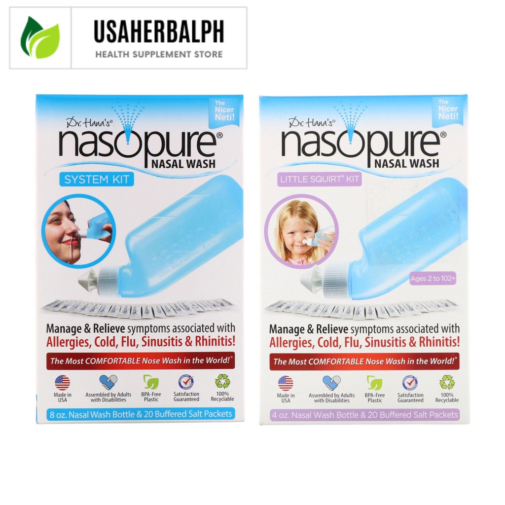 Nasopure, Nasal Wash, Sinus Irrigation Bottle, Nasal Cleaner, for ...