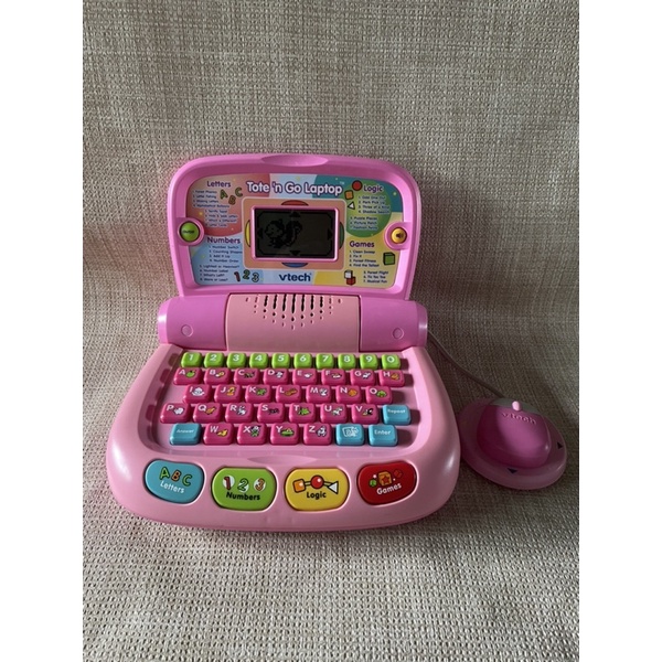 Kids Laptop Vtech Preschool Learning Tote n Go Laptop pink Shopee