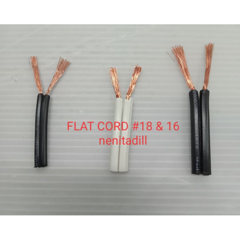 ( PER METER ) BOSTON FLAT CORD 16 & 18 Shopee Philippines