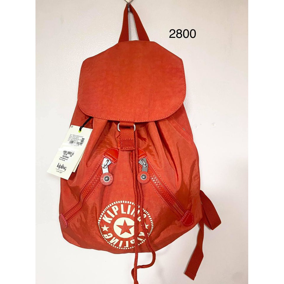 Kipling 2025 orange backpack