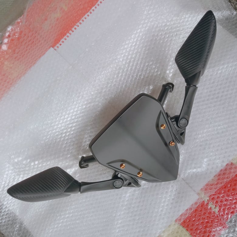 MIO i 125 /m3 SET SIDE MIRROR with BRACKET and VISOR (see the