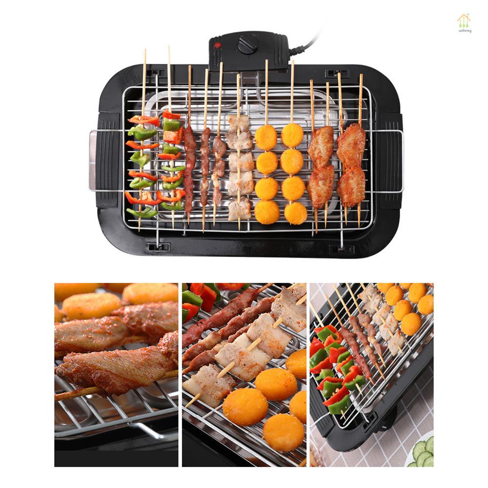 Smokeless Indoor/Outdoor Electric Grill Portable Tabletop Grill Kitchen ...