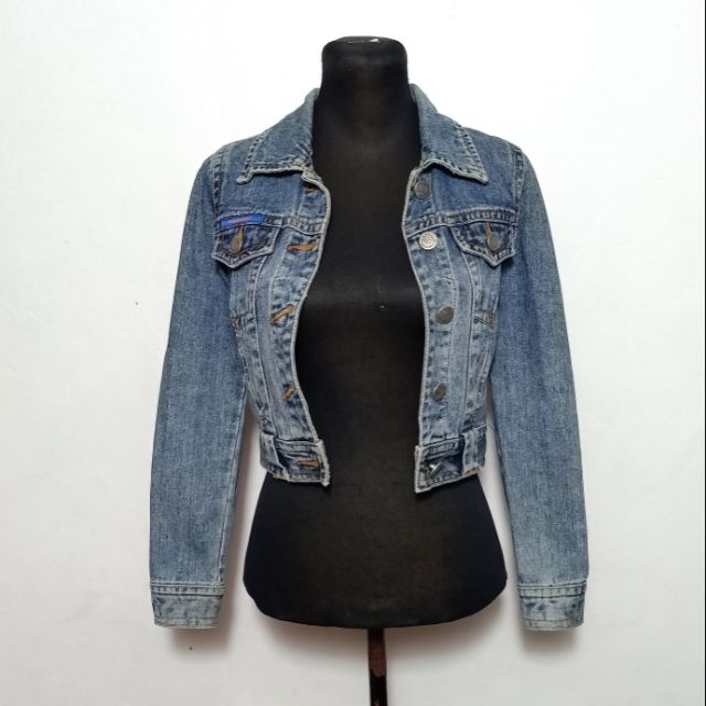 Jean jacket tube on sale top