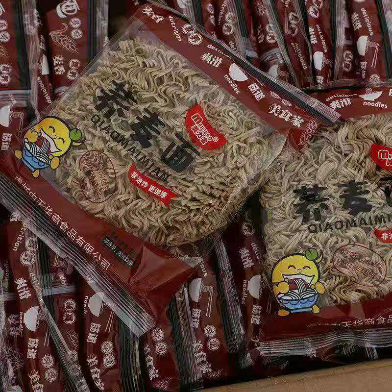 Buckwheat noodles, low fat meal replacement, instant, nonfried noodles