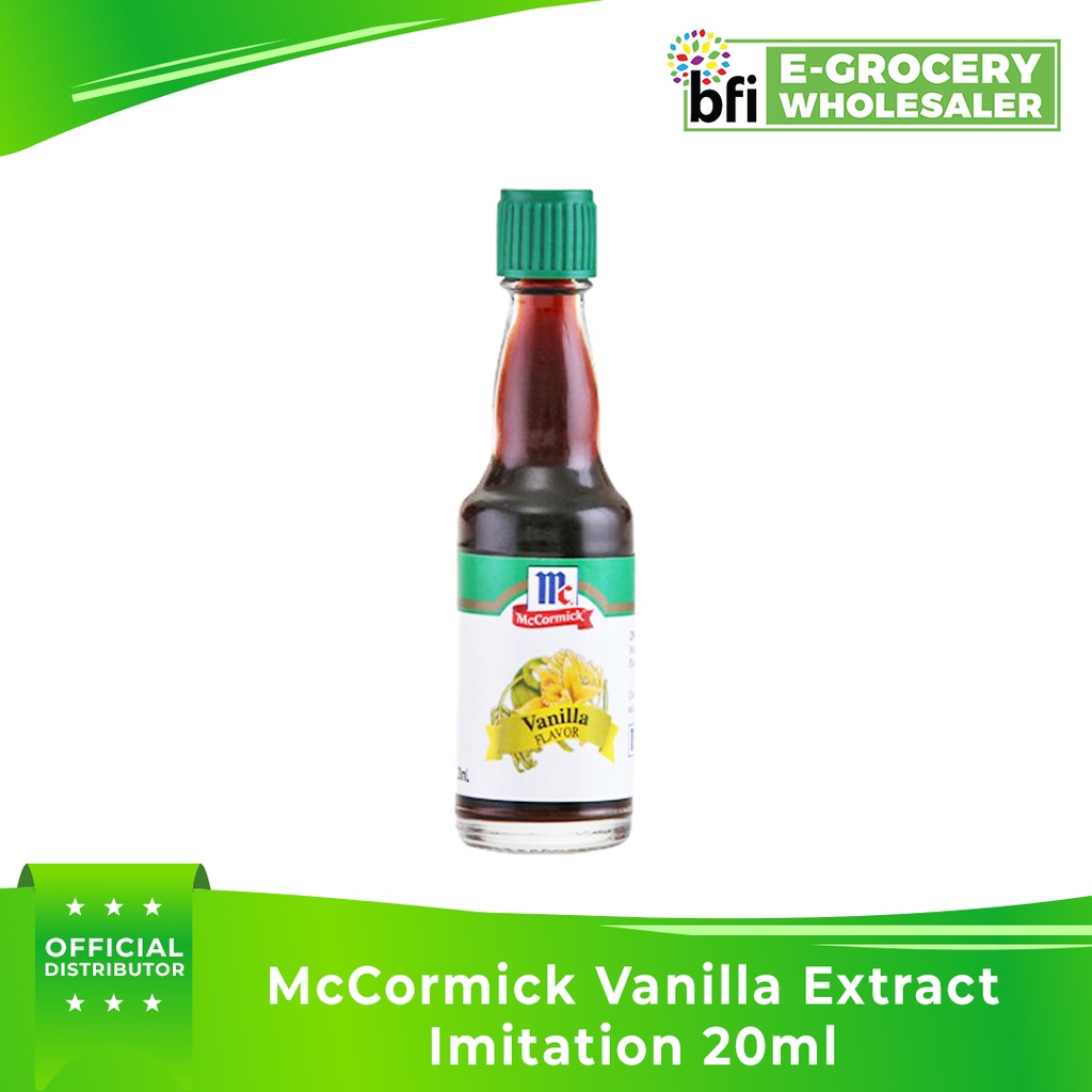 BFI McCormick Vanilla Extract 20ml Shopee Philippines