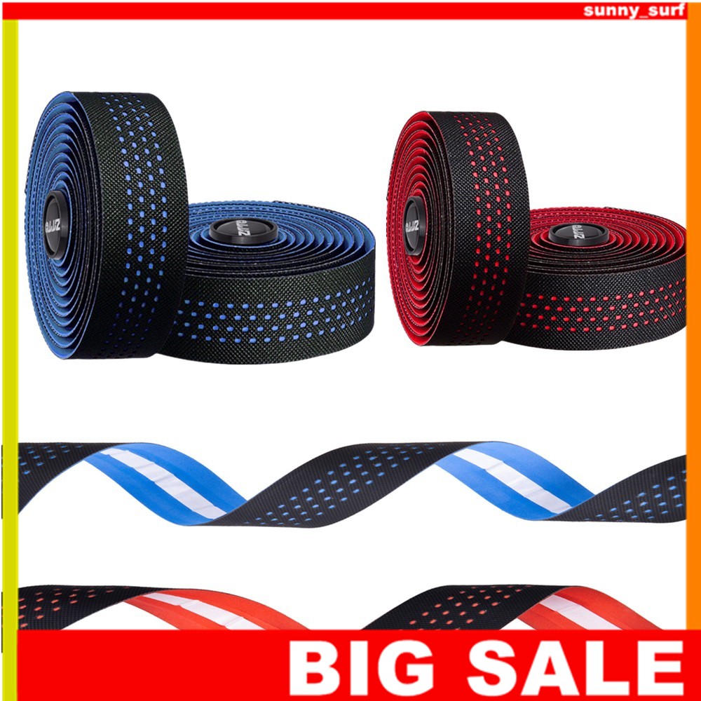 WEST BIKING Reflective Rainbow Road Bike Handlebar Tape – 2.8mm Thick PU/EVA, Shock-Absorbing, Black Base With Color-Shift Wrap