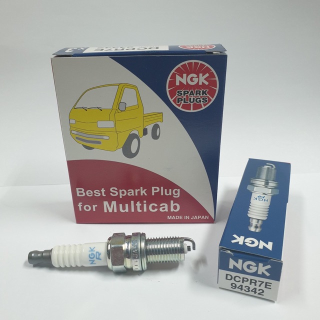 Original NGK DCPR7E Spark Plugs (Set of 3 pcs) for Suzuki Multicab 12