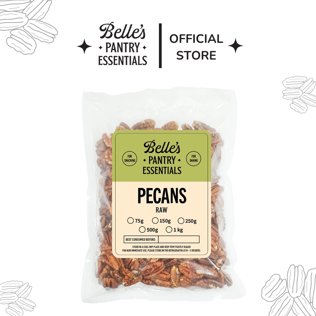 Belle's Raw Pecans 250g-1kg | Shopee Philippines